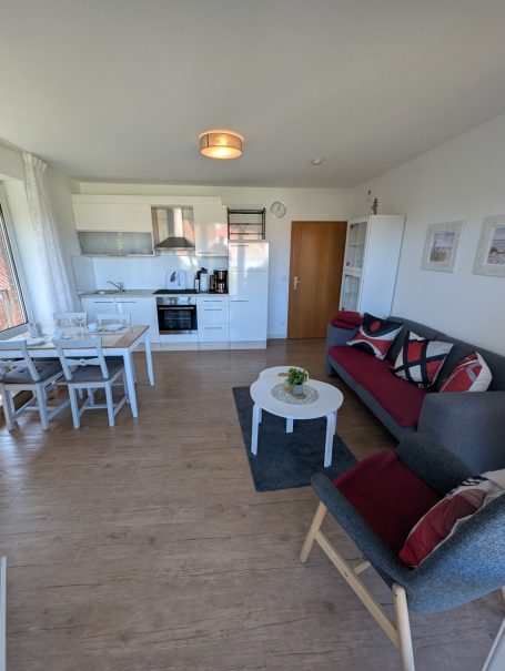 Blick Wohn und Küche